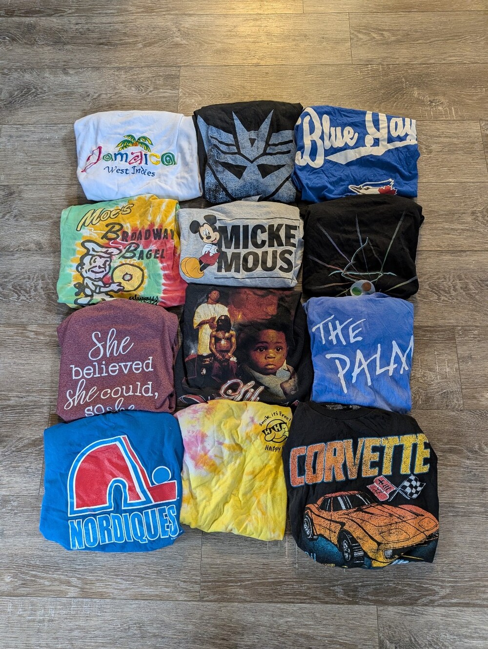 Giant Lot Of Graphic Tees (87 Total)